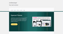 Desktop Screenshot of cartdeveloper.net
